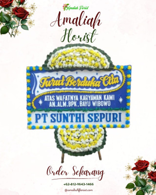 Papan Bunga Duka di Anggilowu